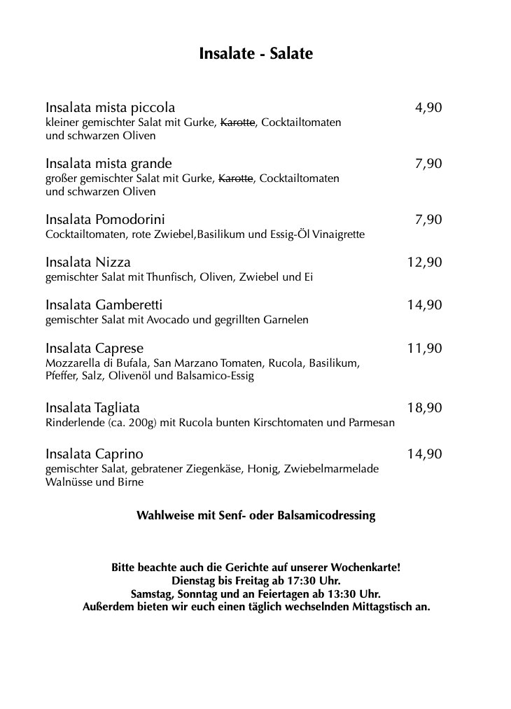 Speisekarte photo 6