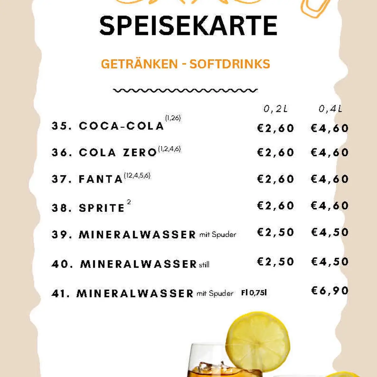 Speisekarte photo 10