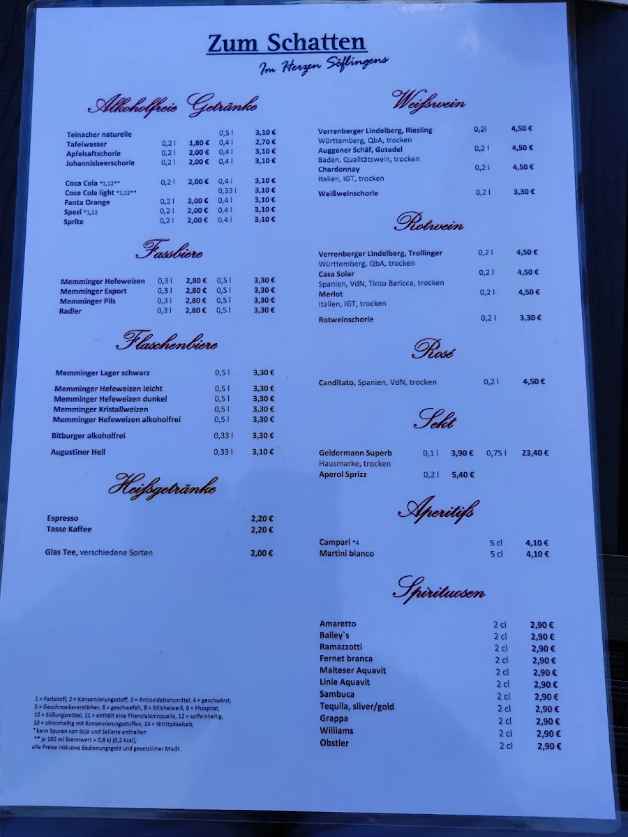 Speisekarte photo 7