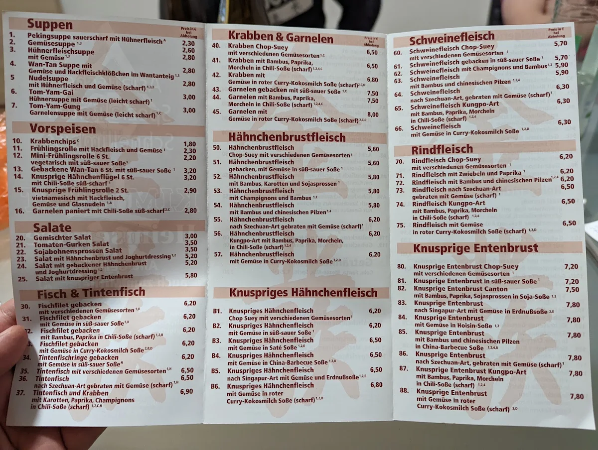 Speisekarte photo 1