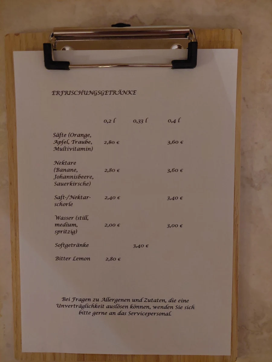 Speisekarte photo 1