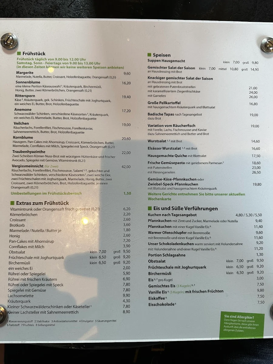 Speisekarte photo 2