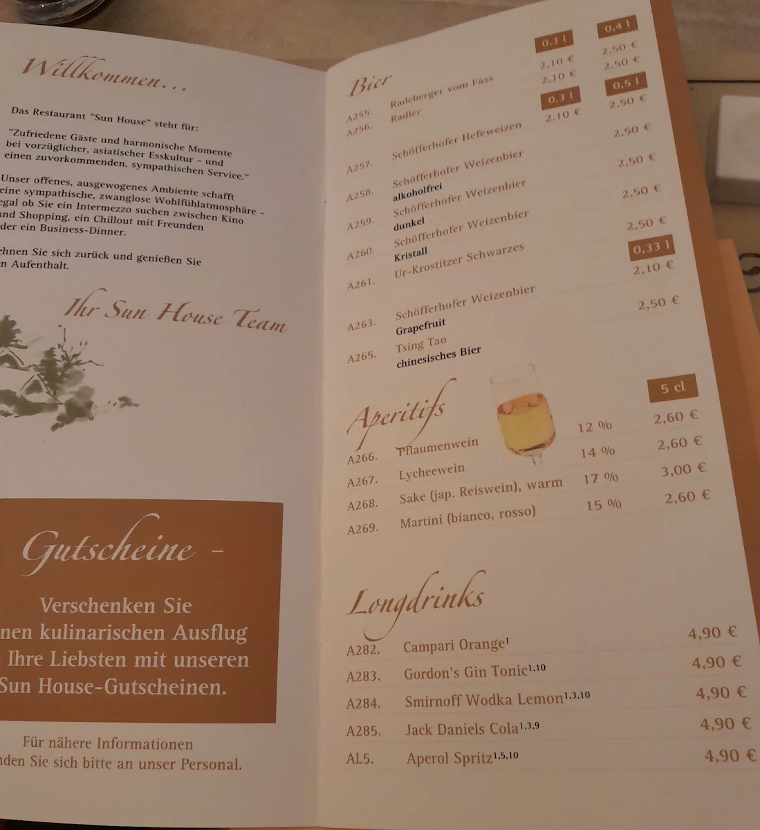 Speisekarte photo 2