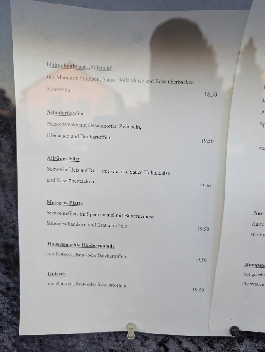 Speisekarte photo 2