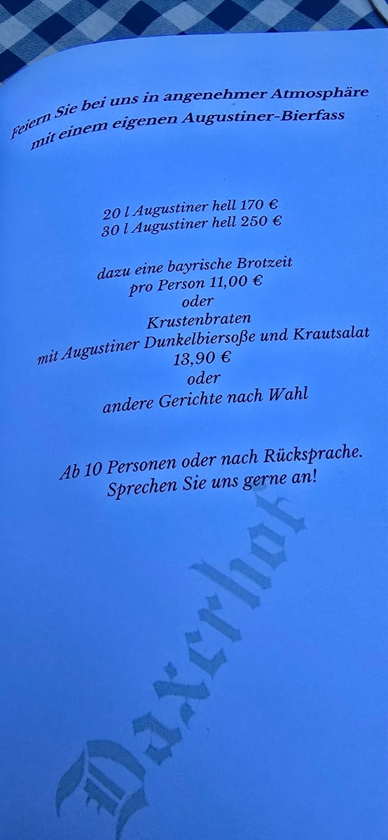 Speisekarte photo 1