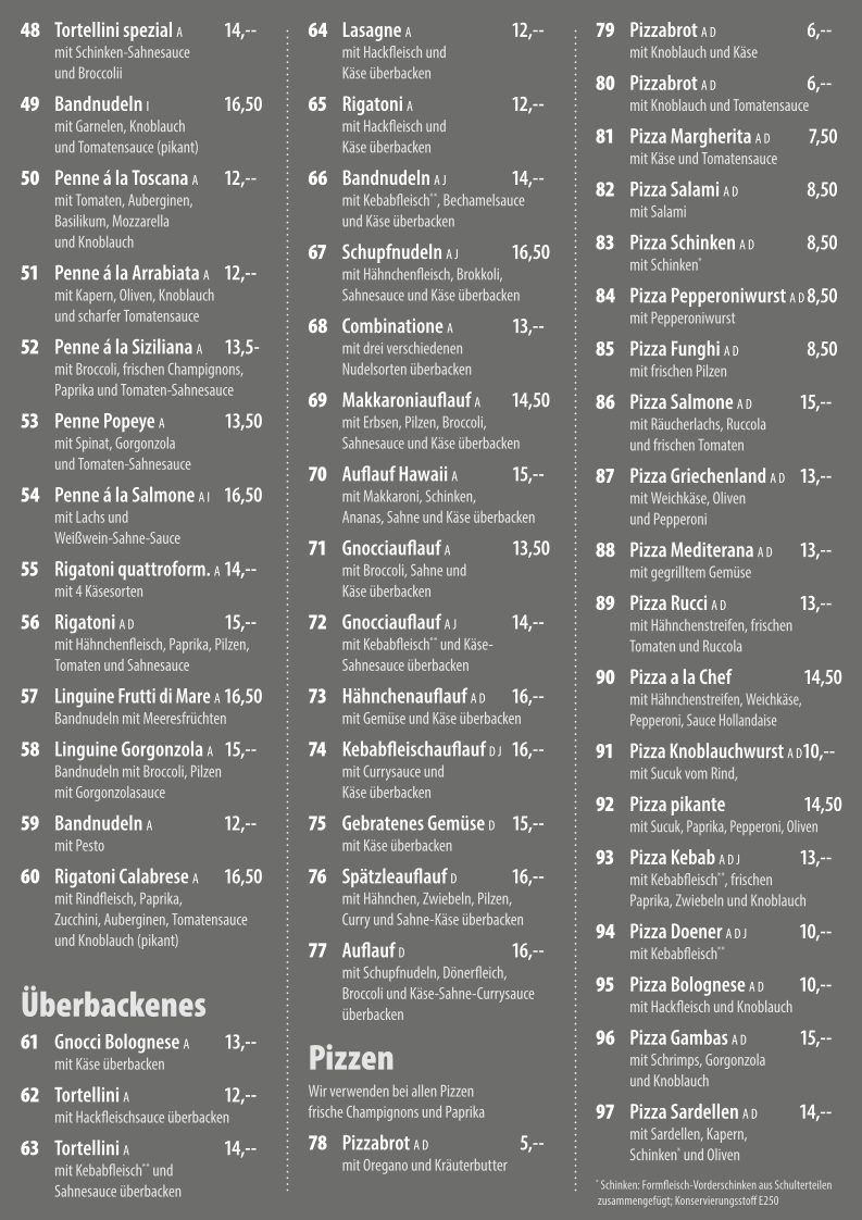 Speisekarte photo 1
