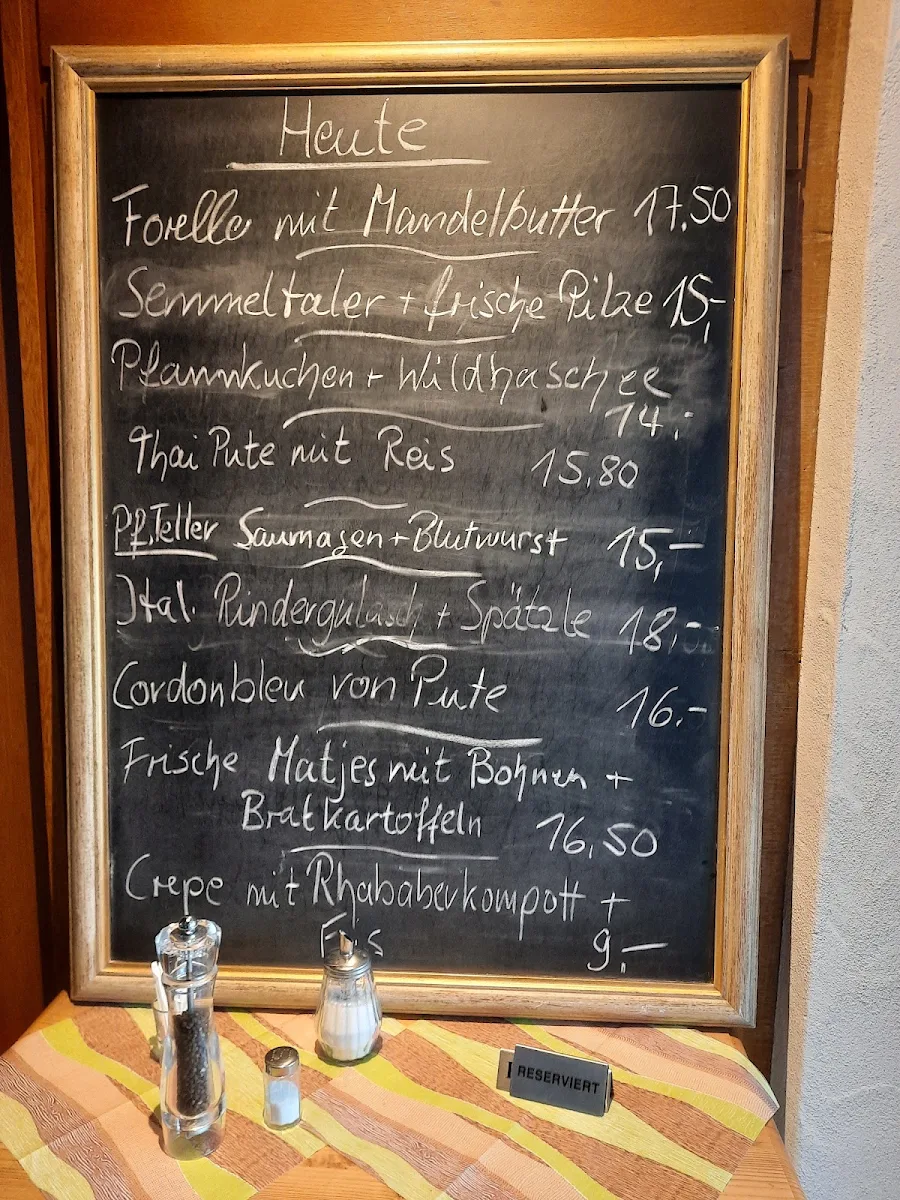 Speisekarte photo 1