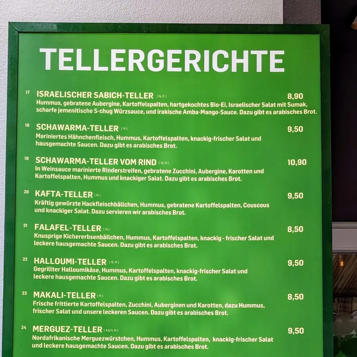 Speisekarte photo 5