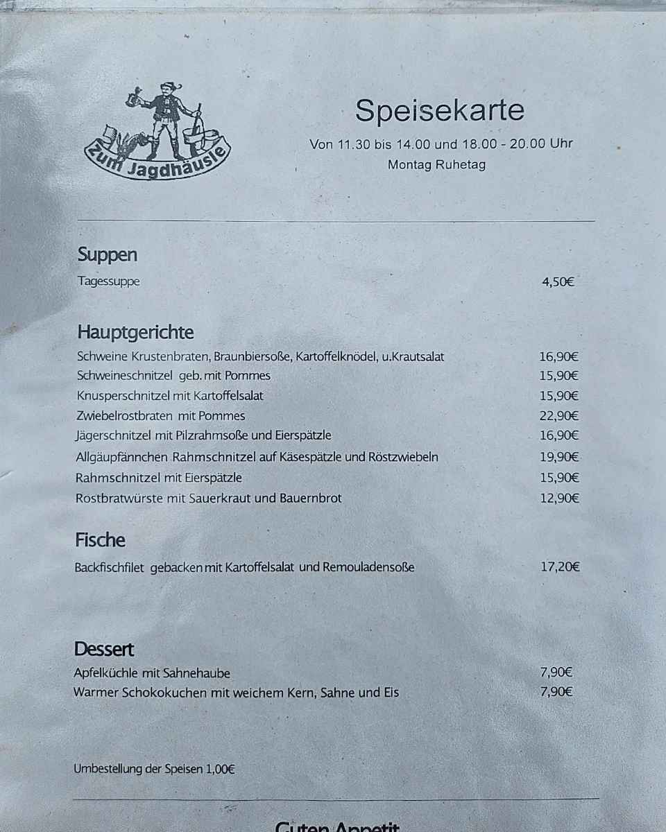 Speisekarte photo 1