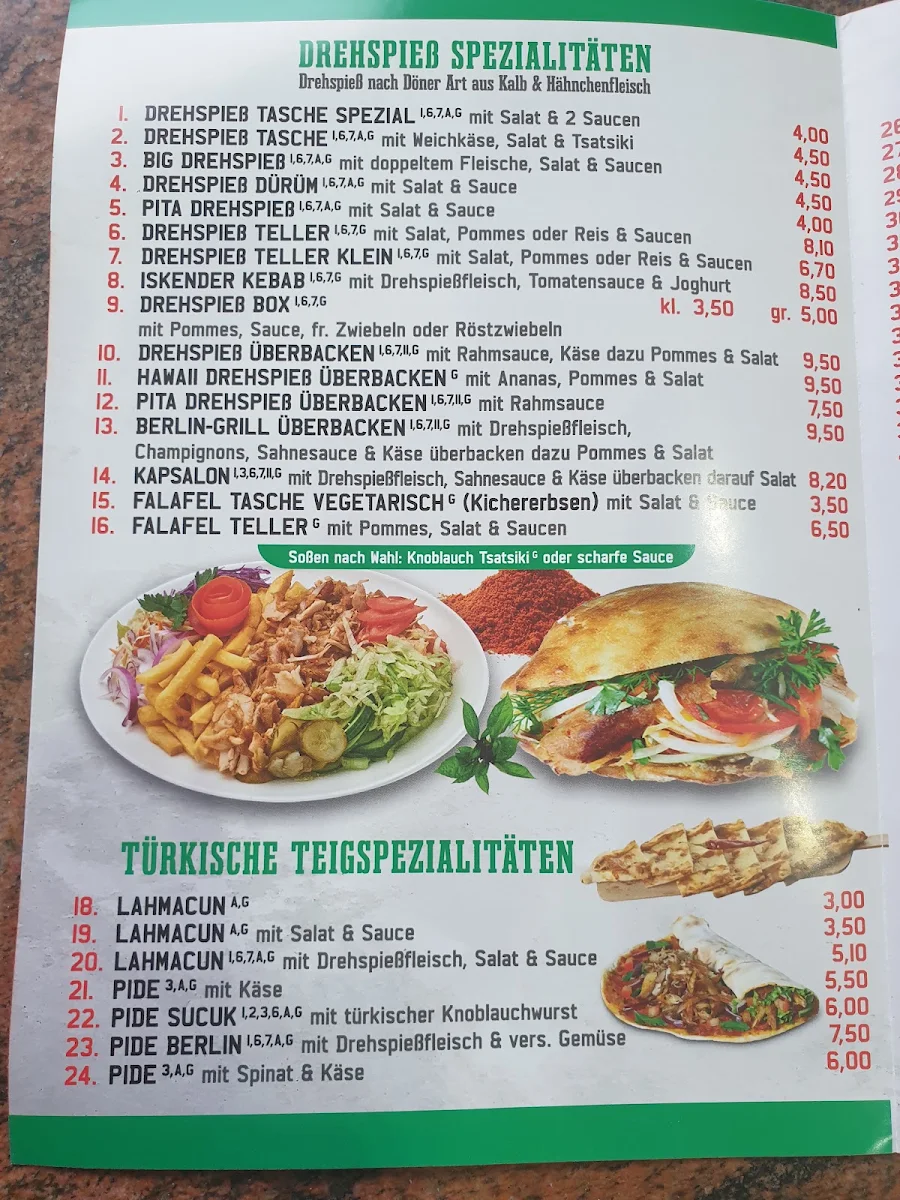 Speisekarte photo 4