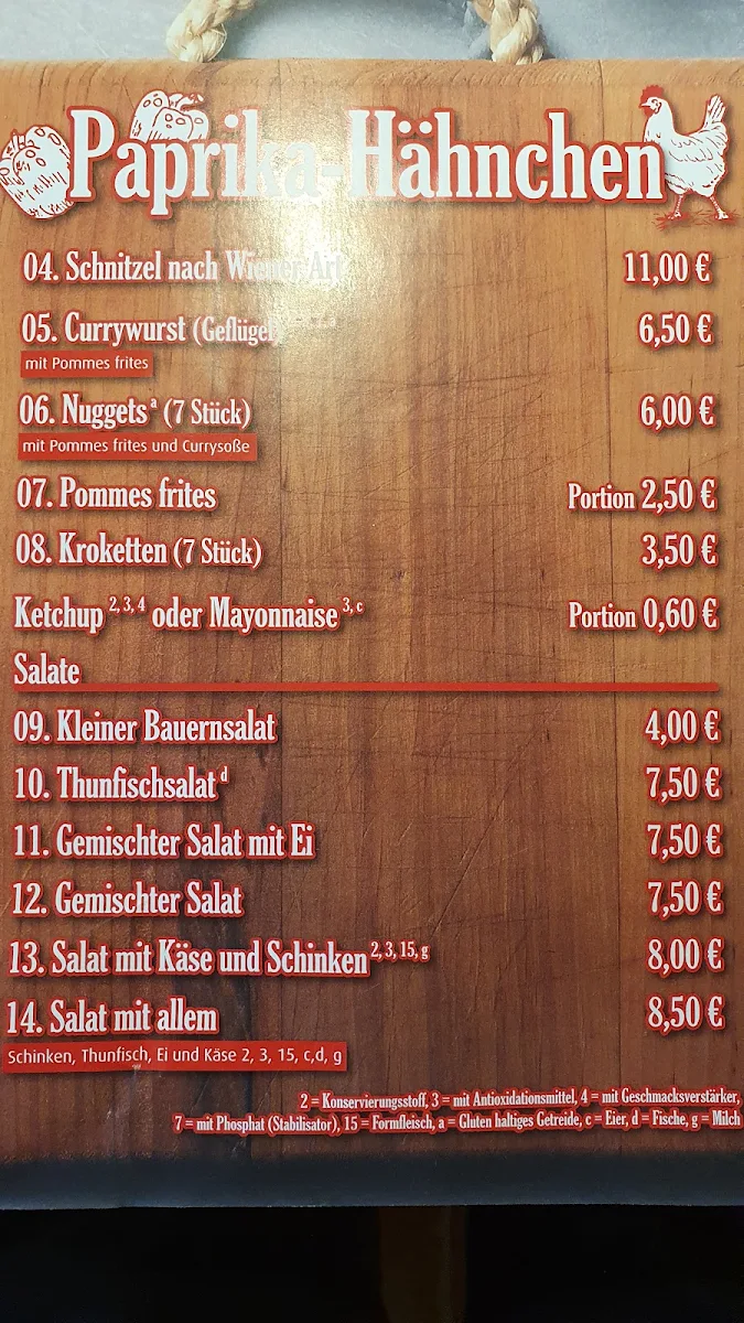Speisekarte photo 2