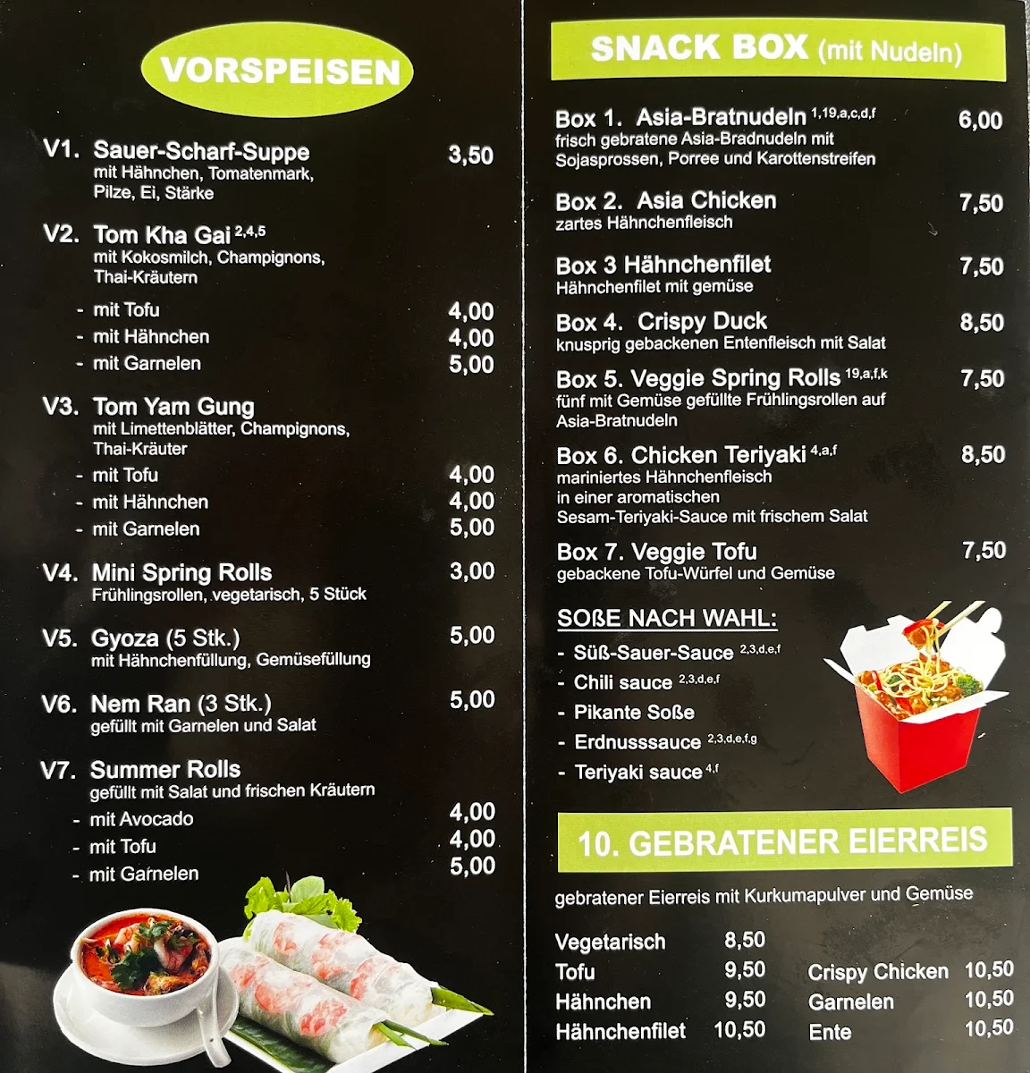 Speisekarte photo 1