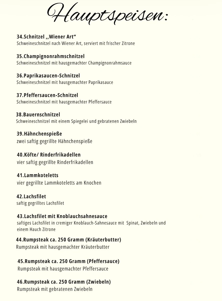 Speisekarte photo 4