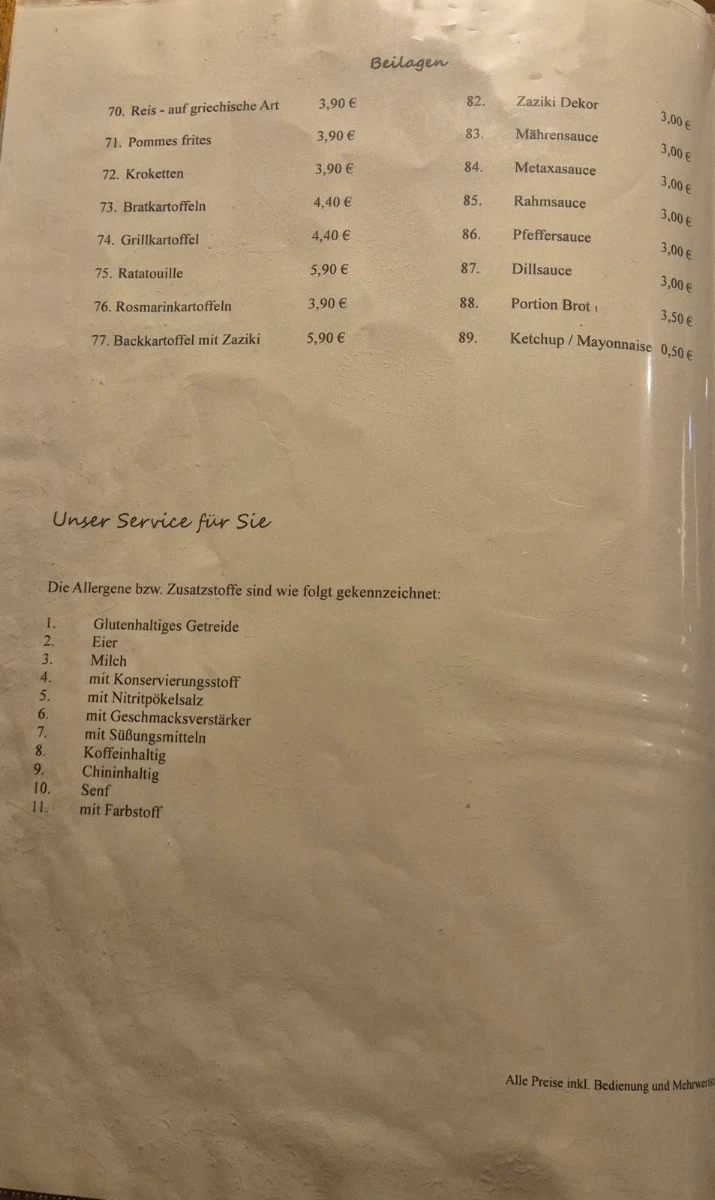 Speisekarte photo 3