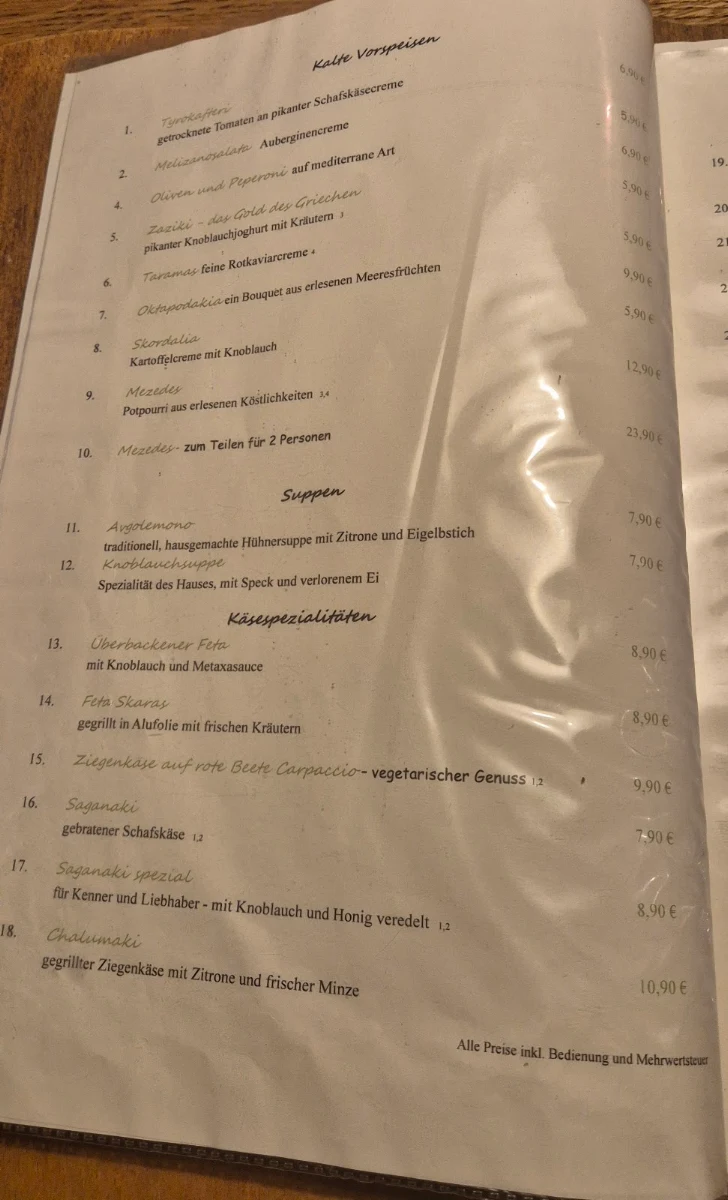 Speisekarte photo 5