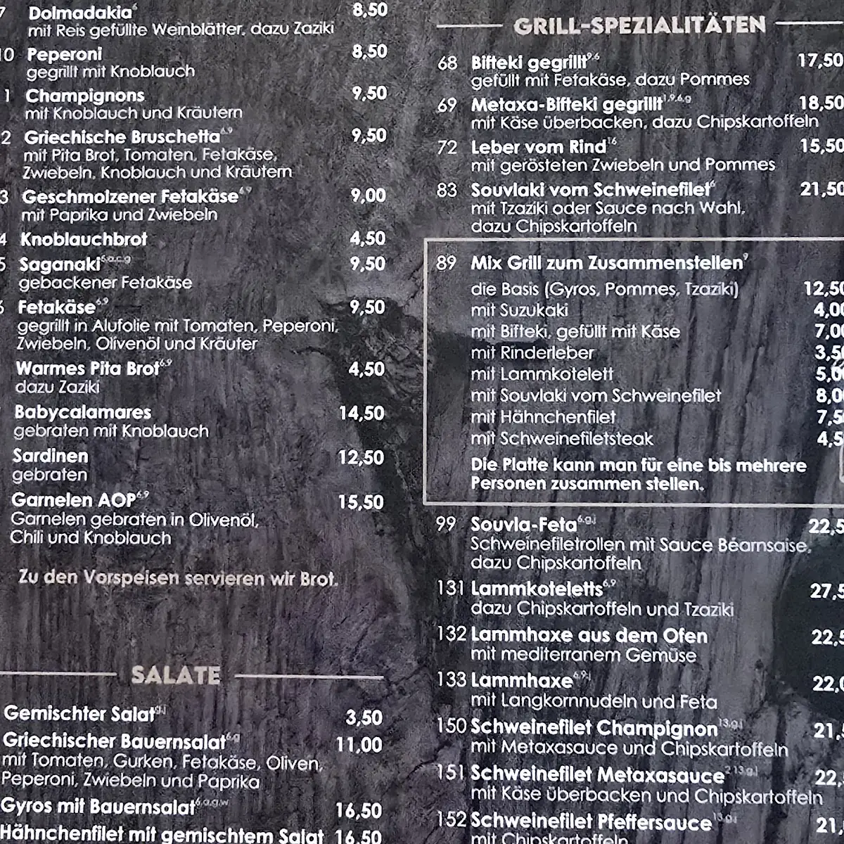 Speisekarte photo 6