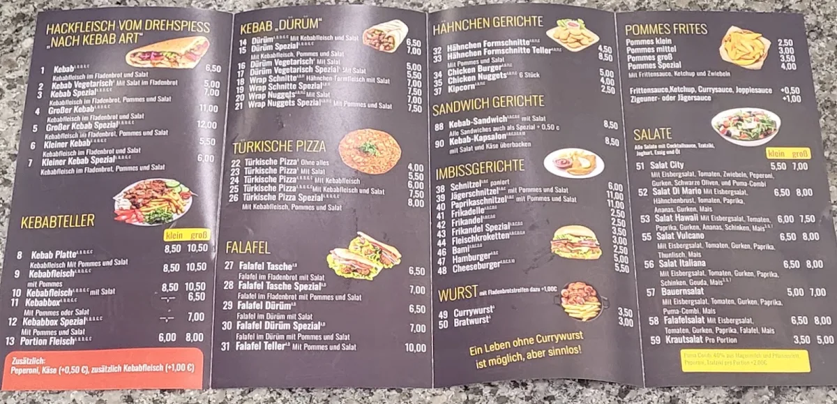 Speisekarte photo 3