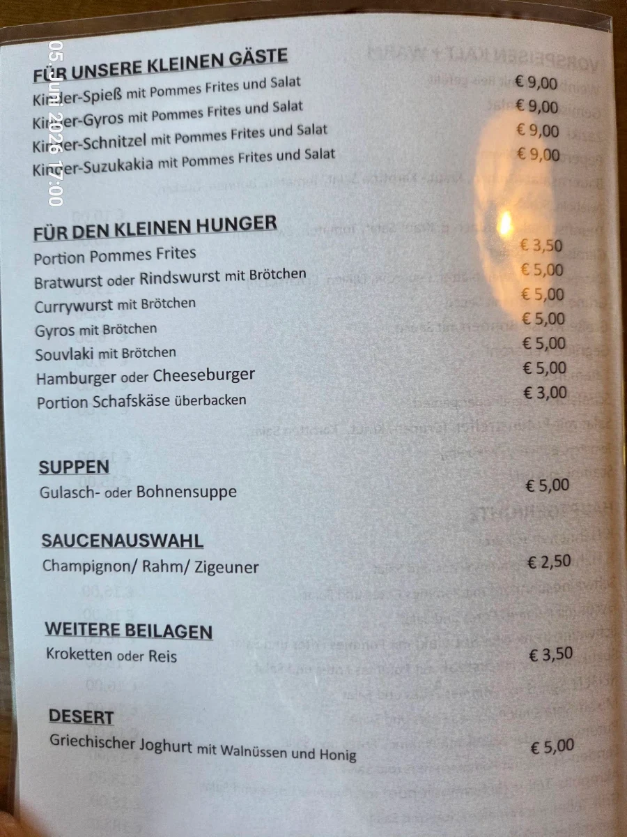 Speisekarte photo 1
