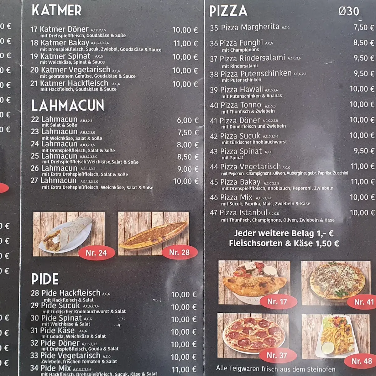 Speisekarte photo 2