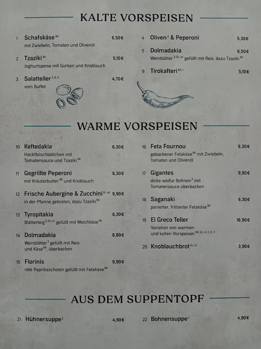 Speisekarte photo 2