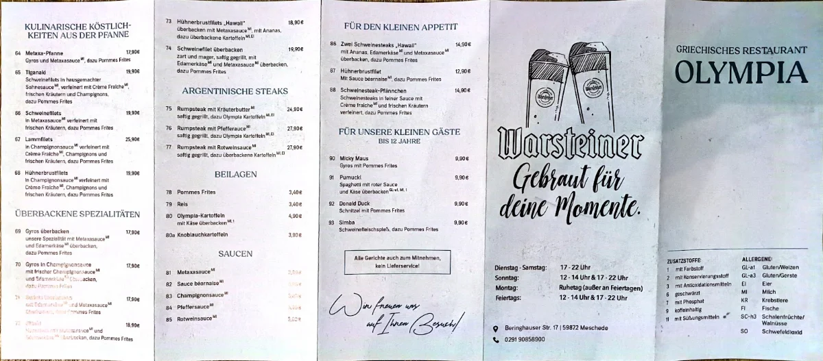 Speisekarte photo 6