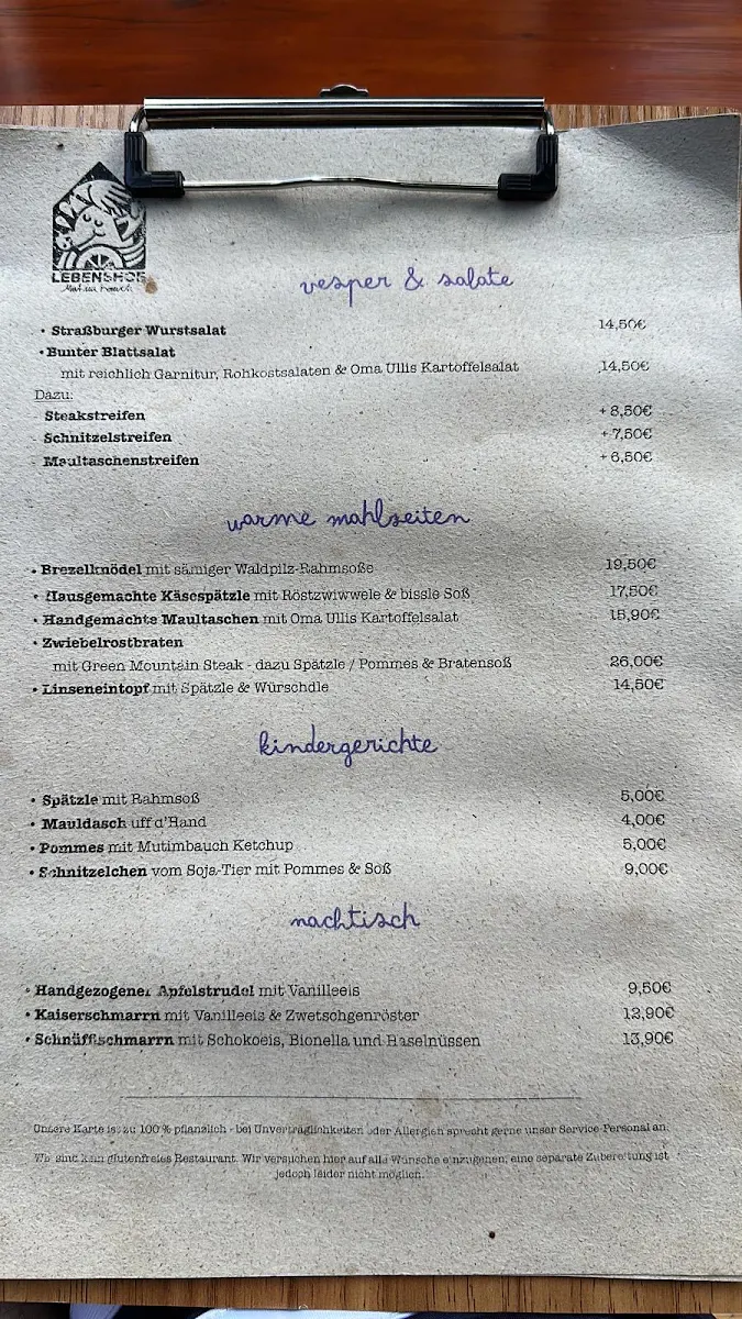 Speisekarte photo 3