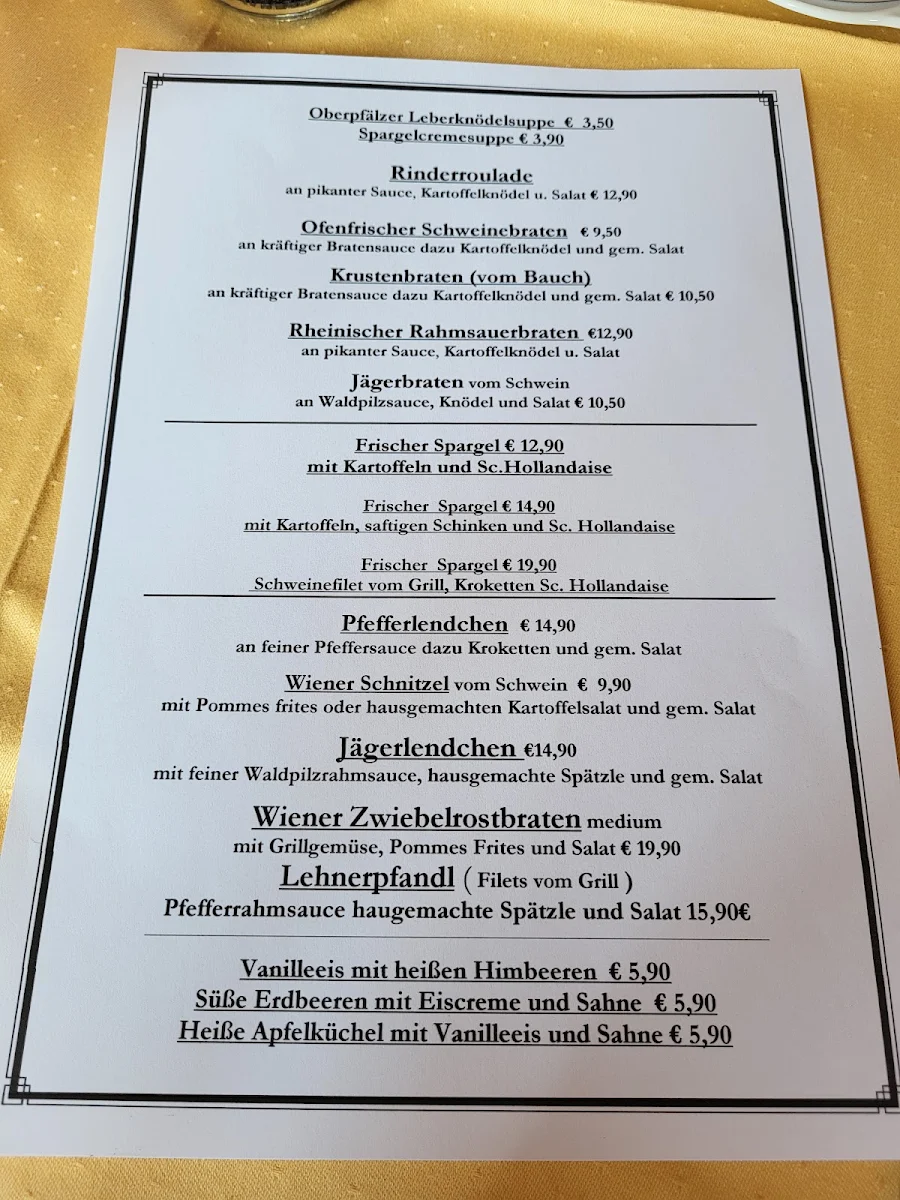Speisekarte photo 2