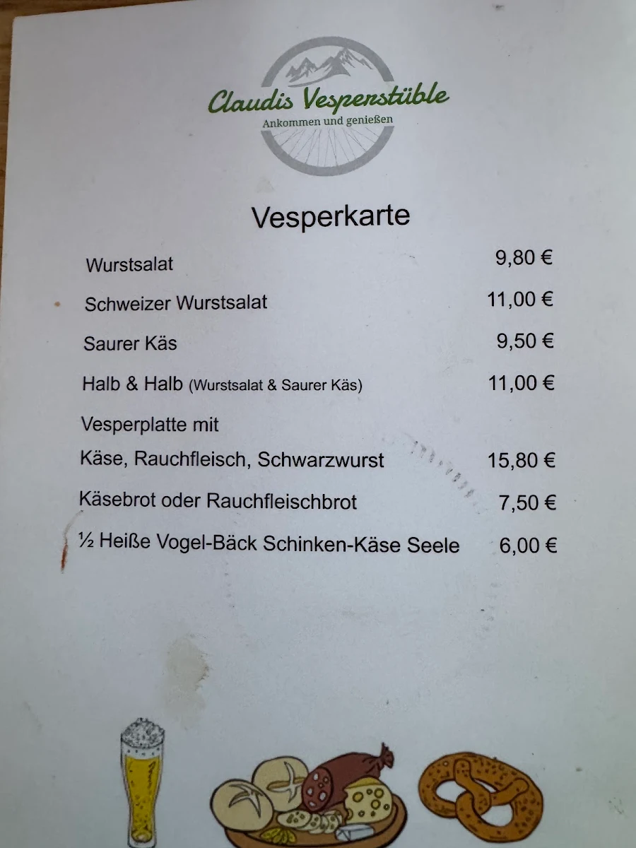 Speisekarte photo 1
