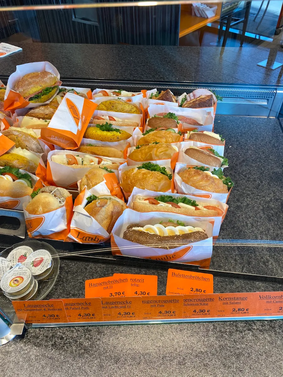 Speisekarte, Bäckerei & Konditorei Laube