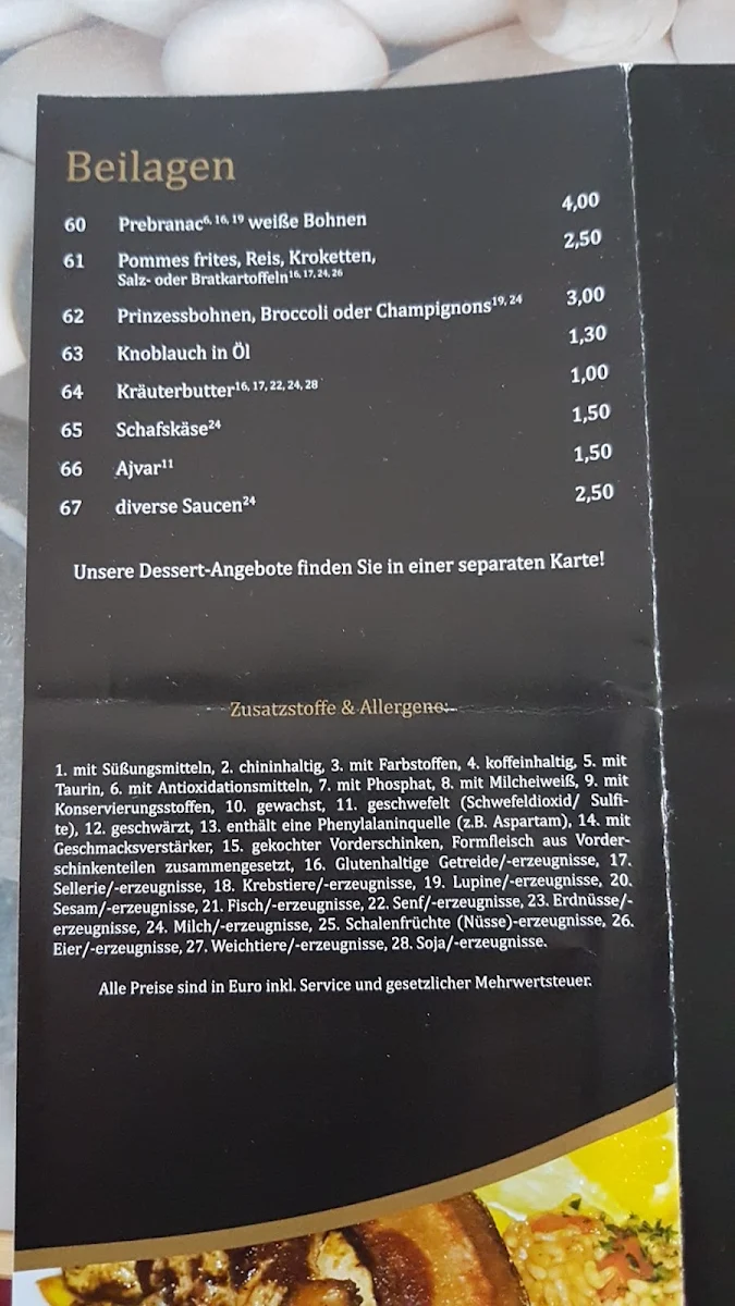 Speisekarte photo 2