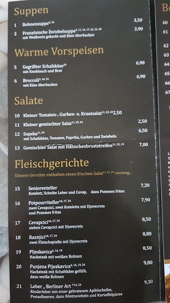 Speisekarte photo 6