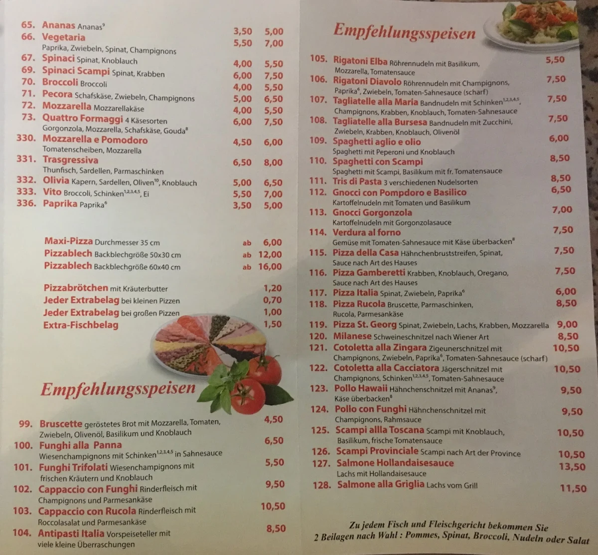 Speisekarte photo 3