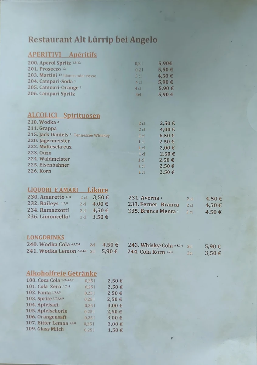 Speisekarte photo 1