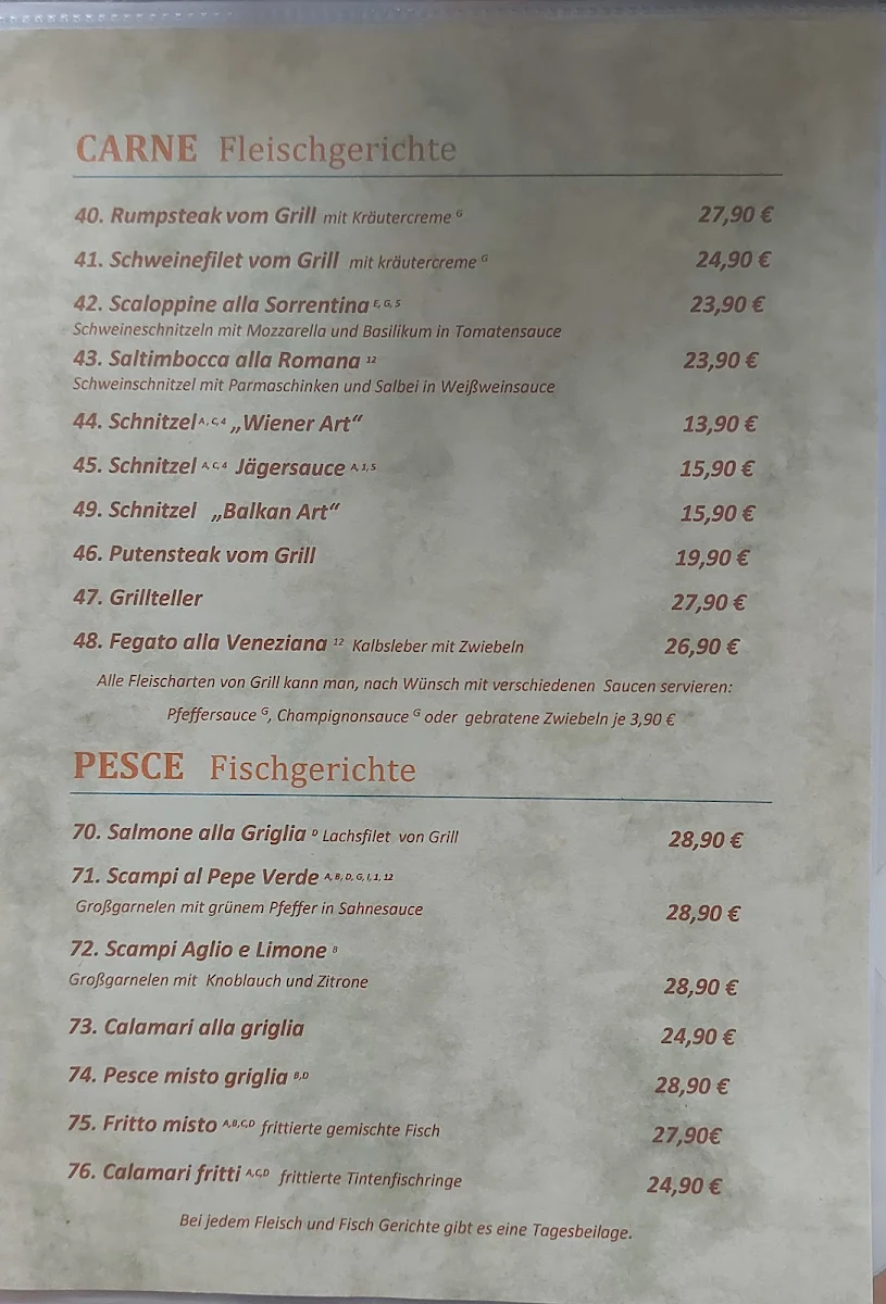 Speisekarte photo 3