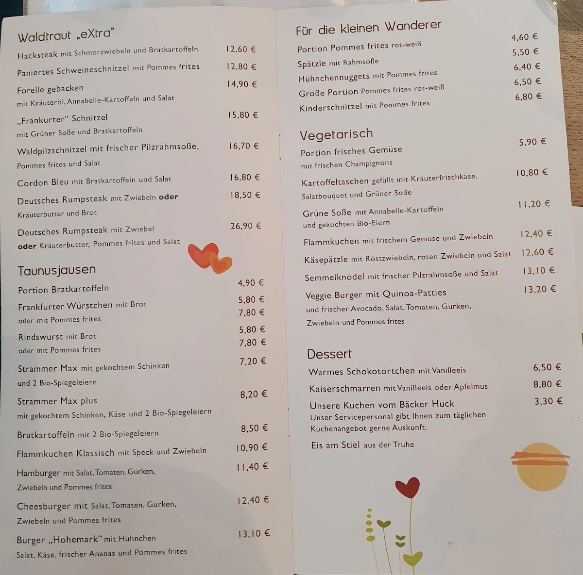 Speisekarte photo 2