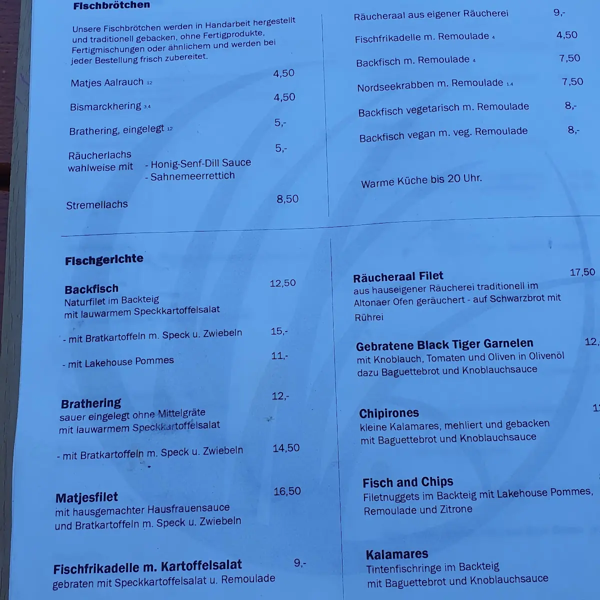 Speisekarte photo 3