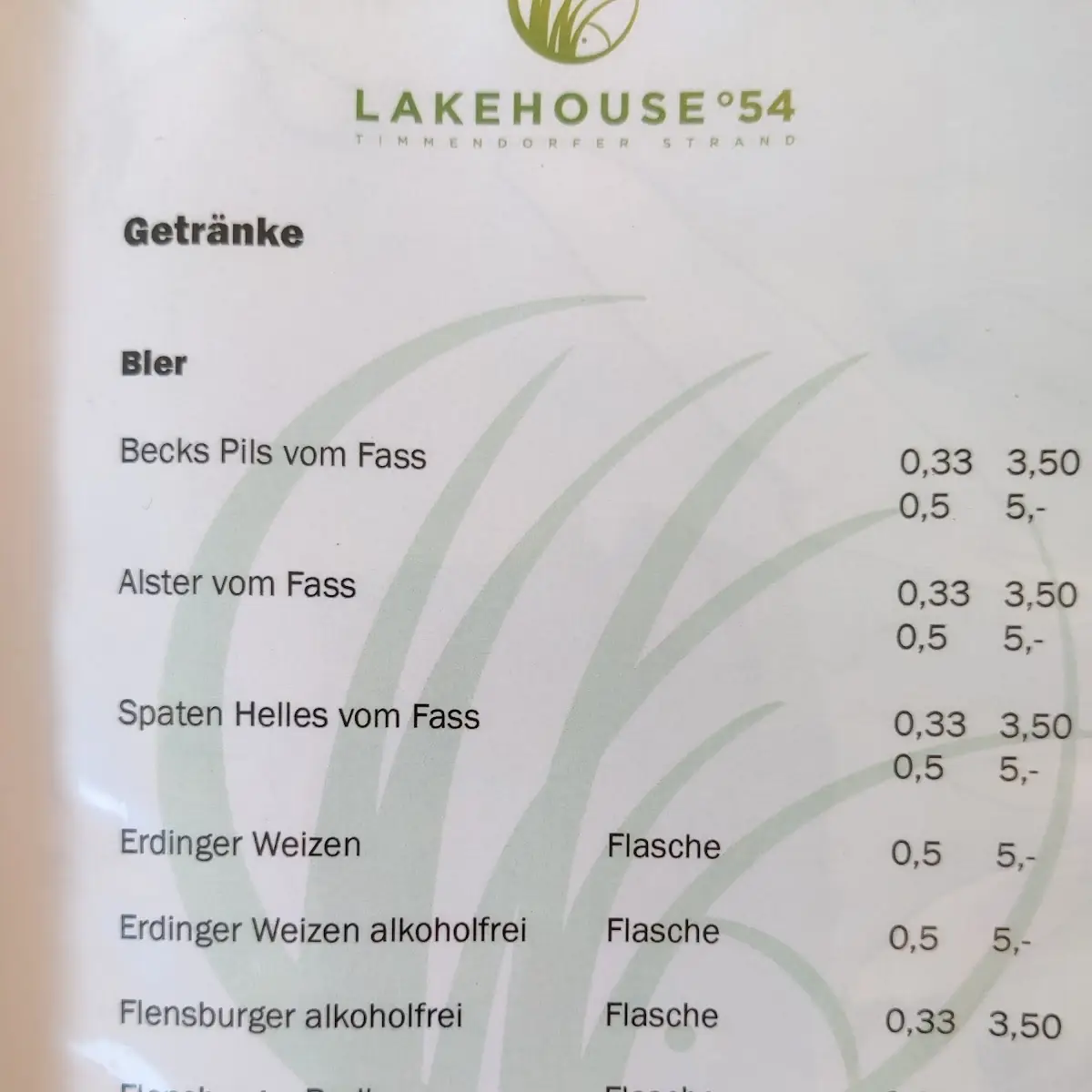 Speisekarte photo 4