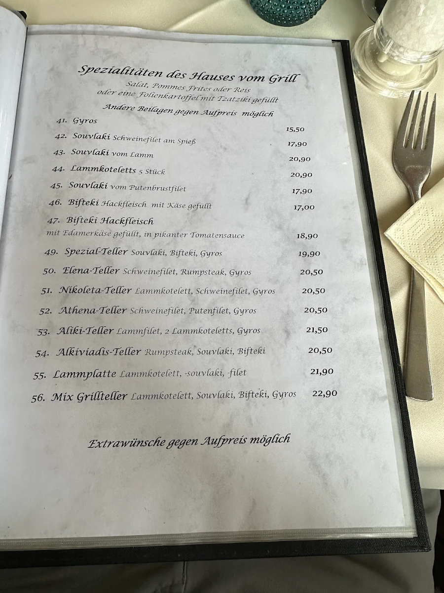 Speisekarte photo 2