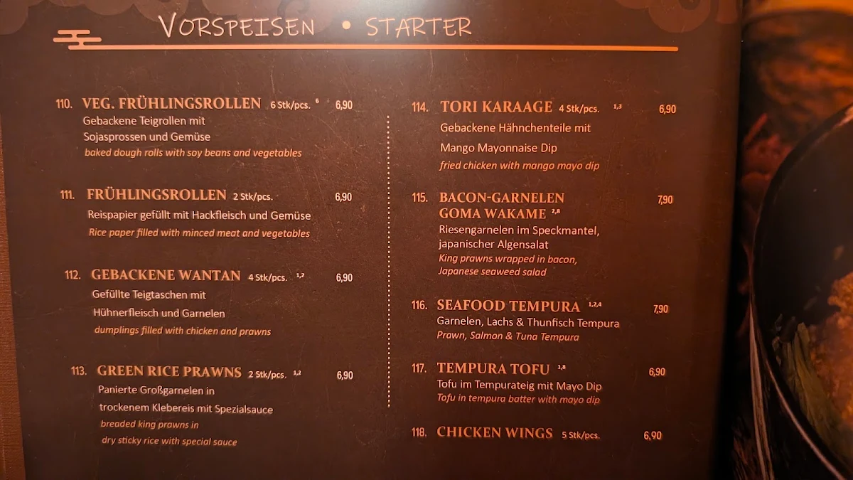 Speisekarte photo 3