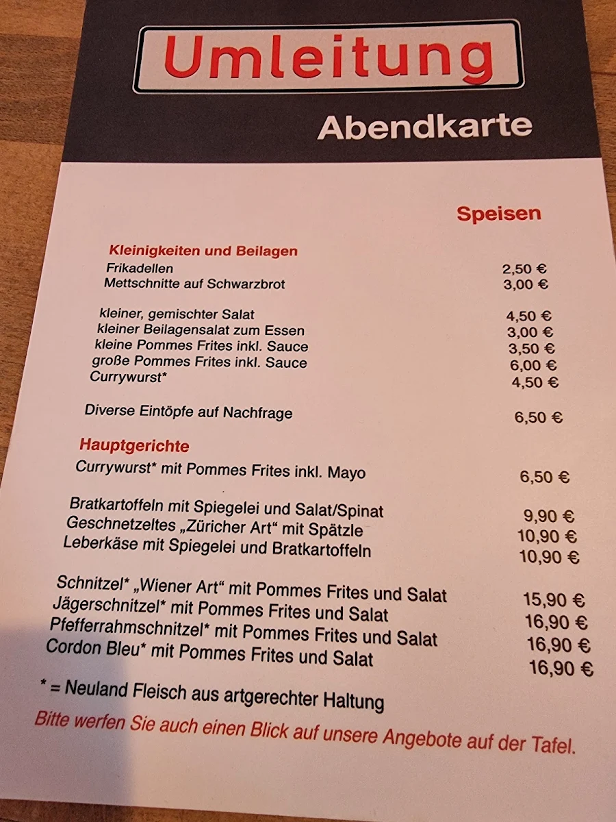 Speisekarte photo 1