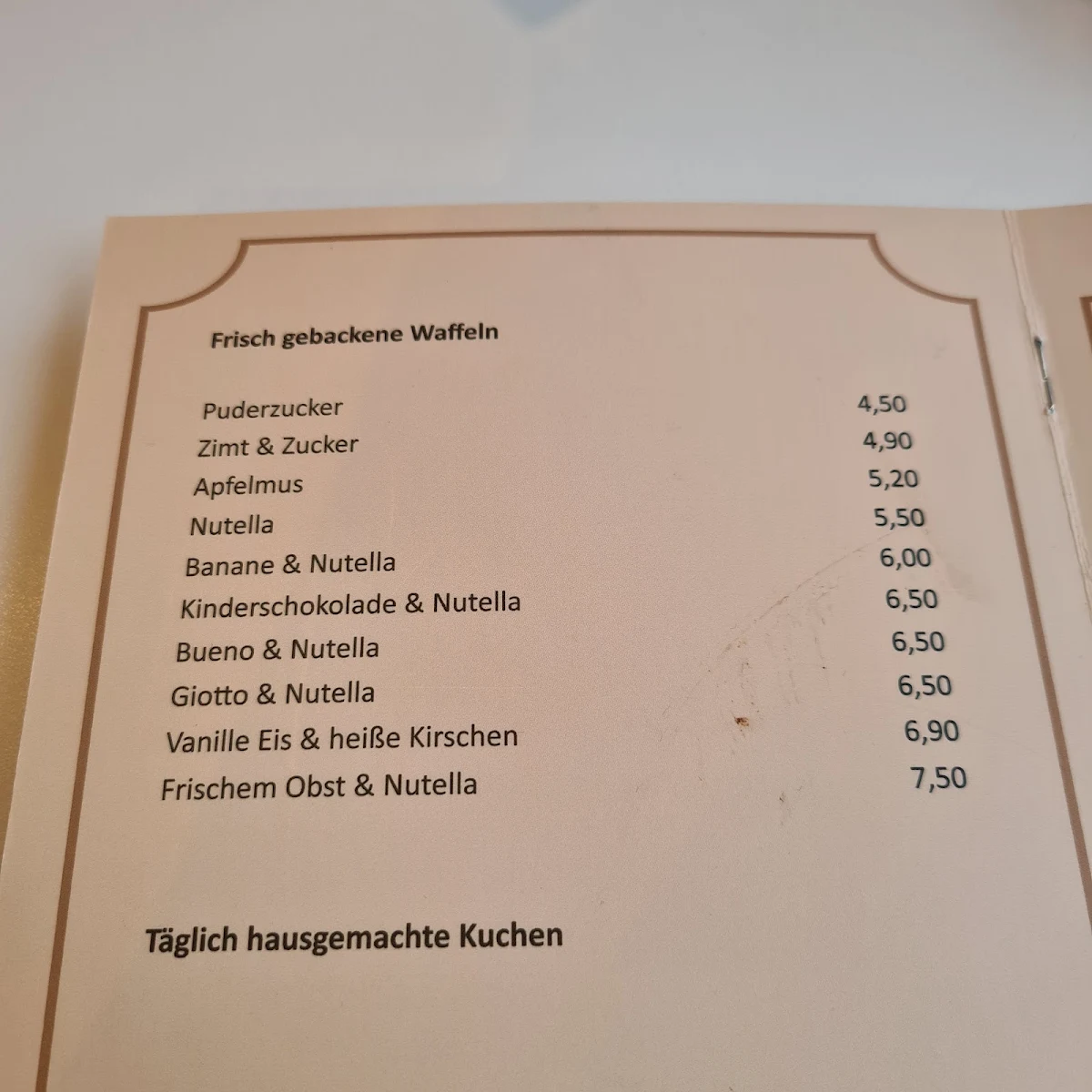 Speisekarte photo 3