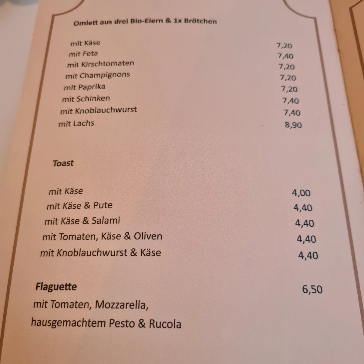 Speisekarte photo 5