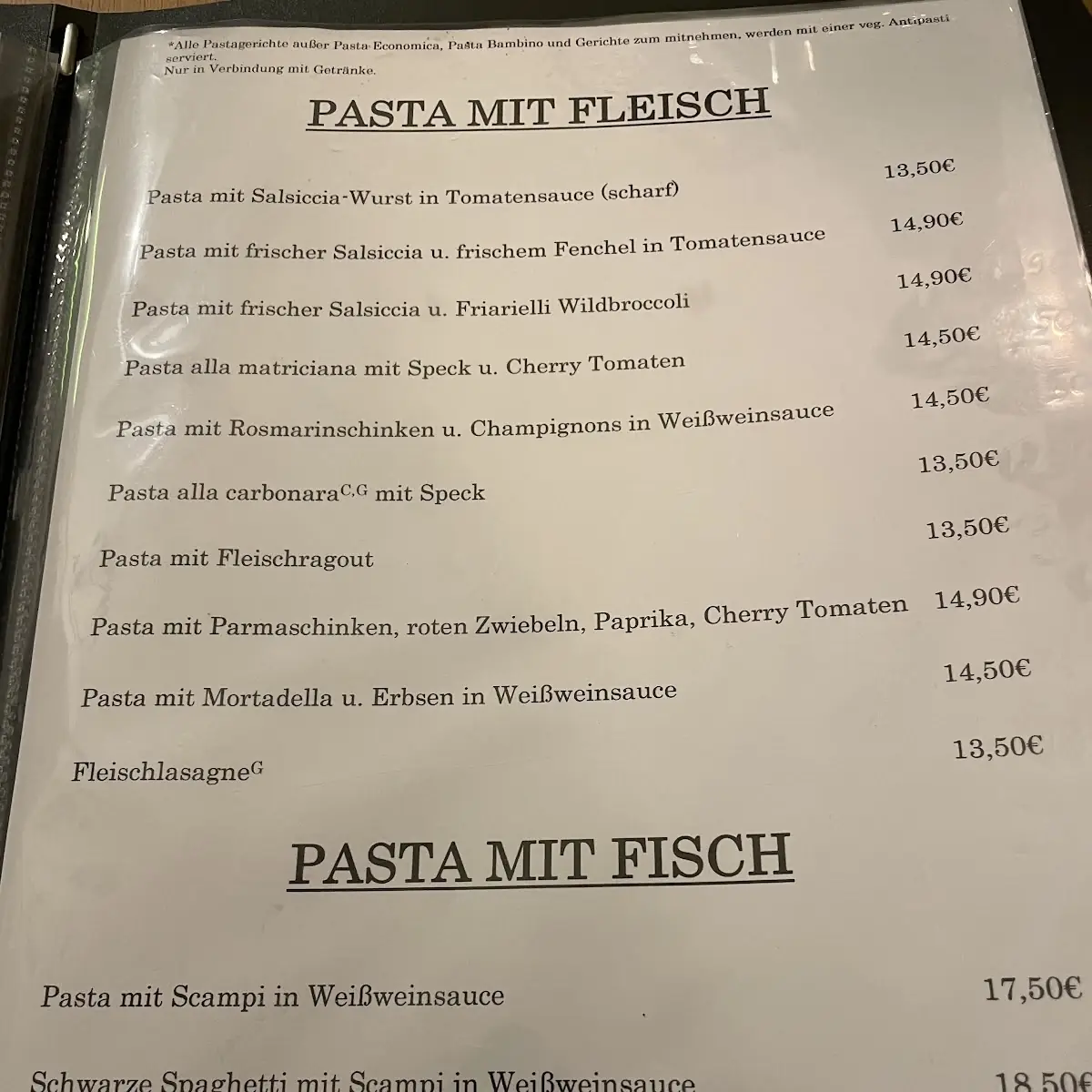 Speisekarte photo 2