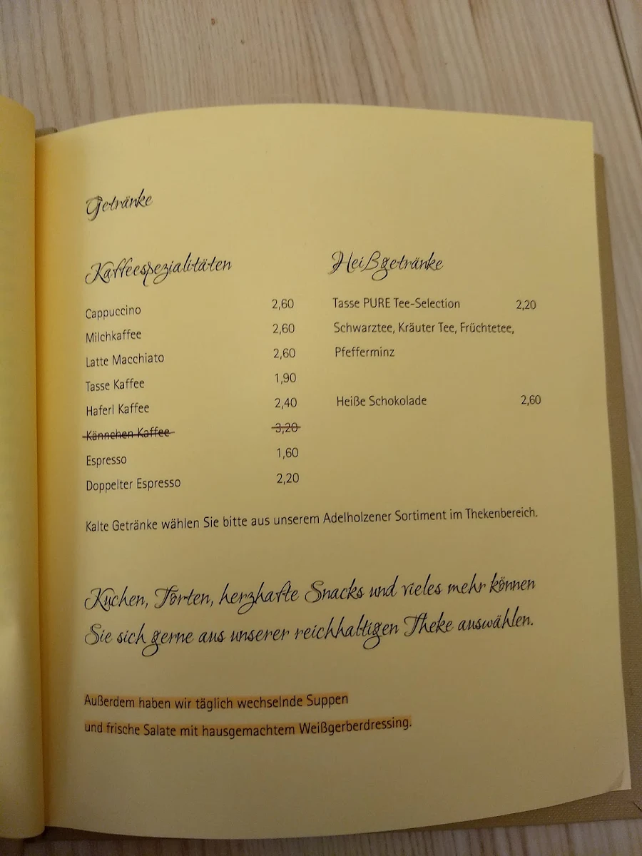 Speisekarte photo 1