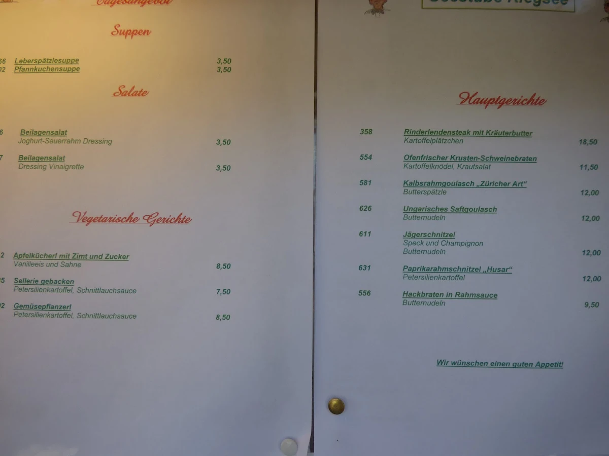 Speisekarte photo 3