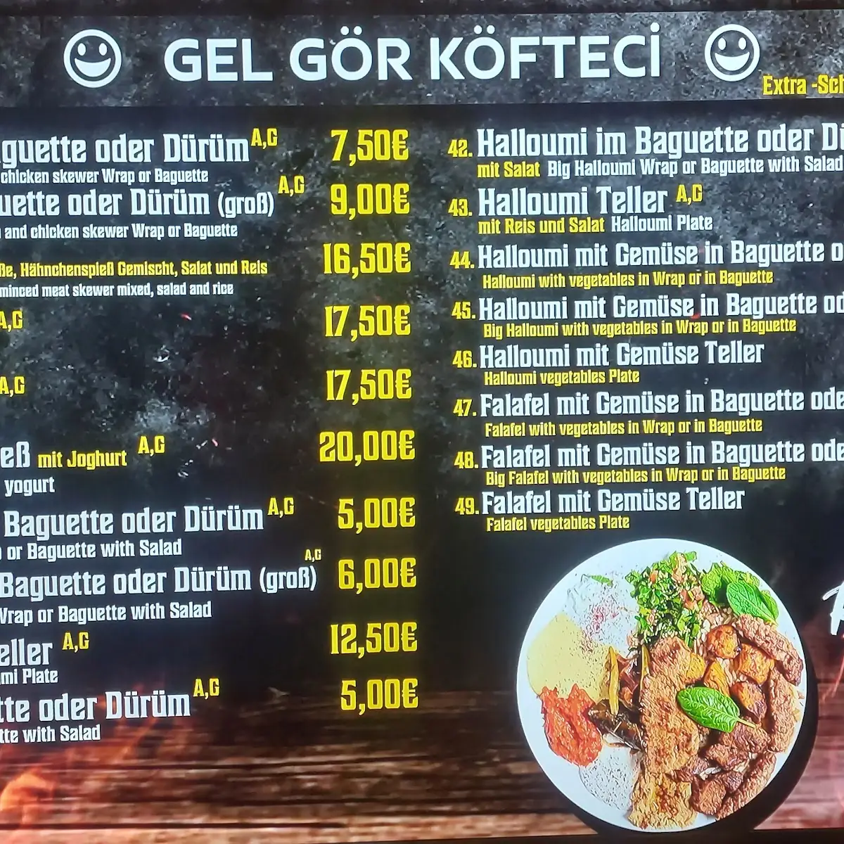 Speisekarte photo 2