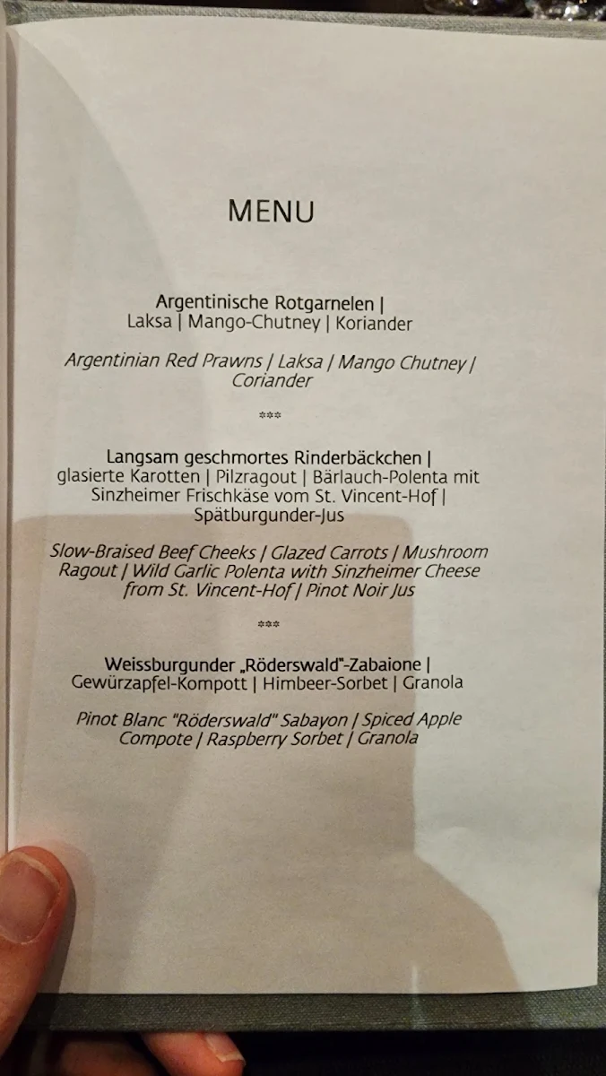 Speisekarte photo 1