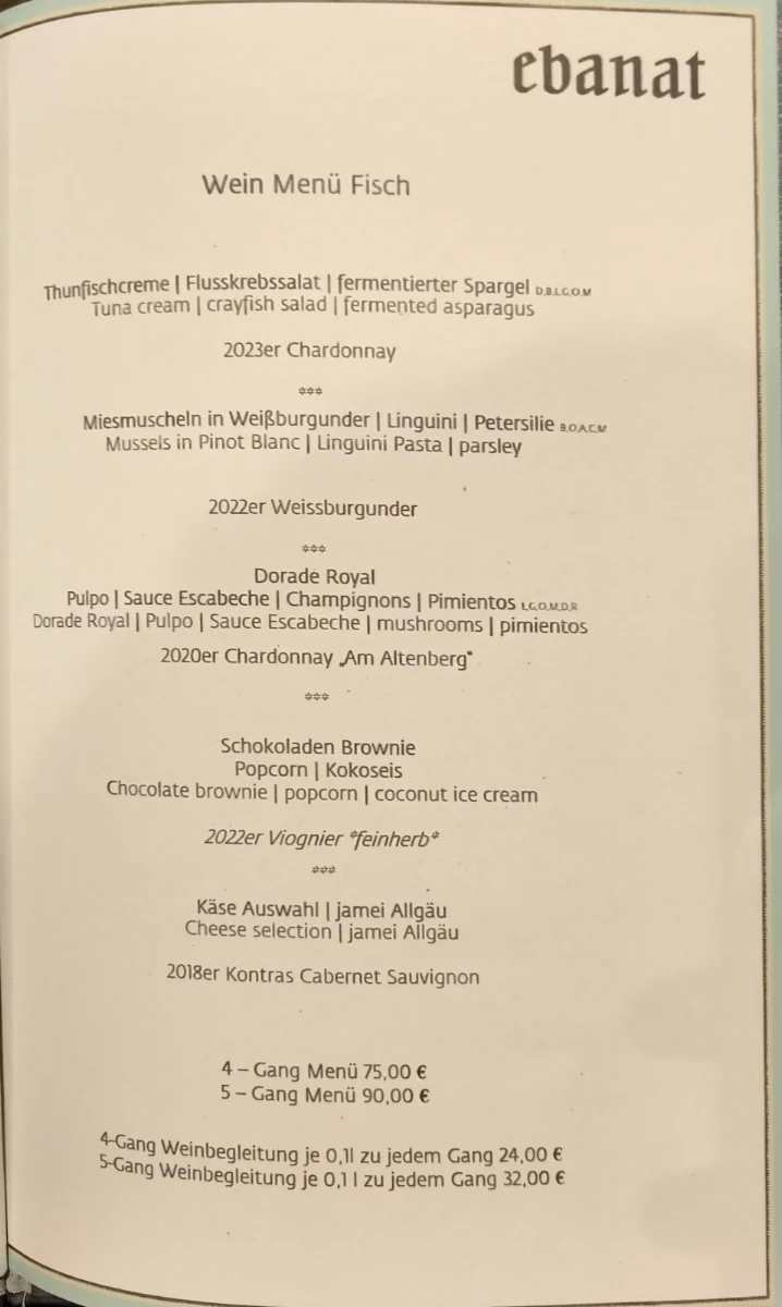Speisekarte photo 2
