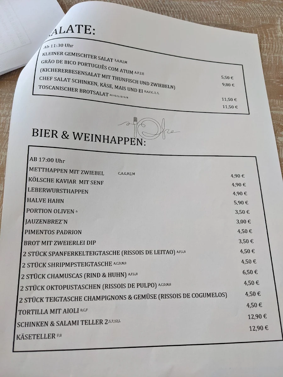 Speisekarte photo 2