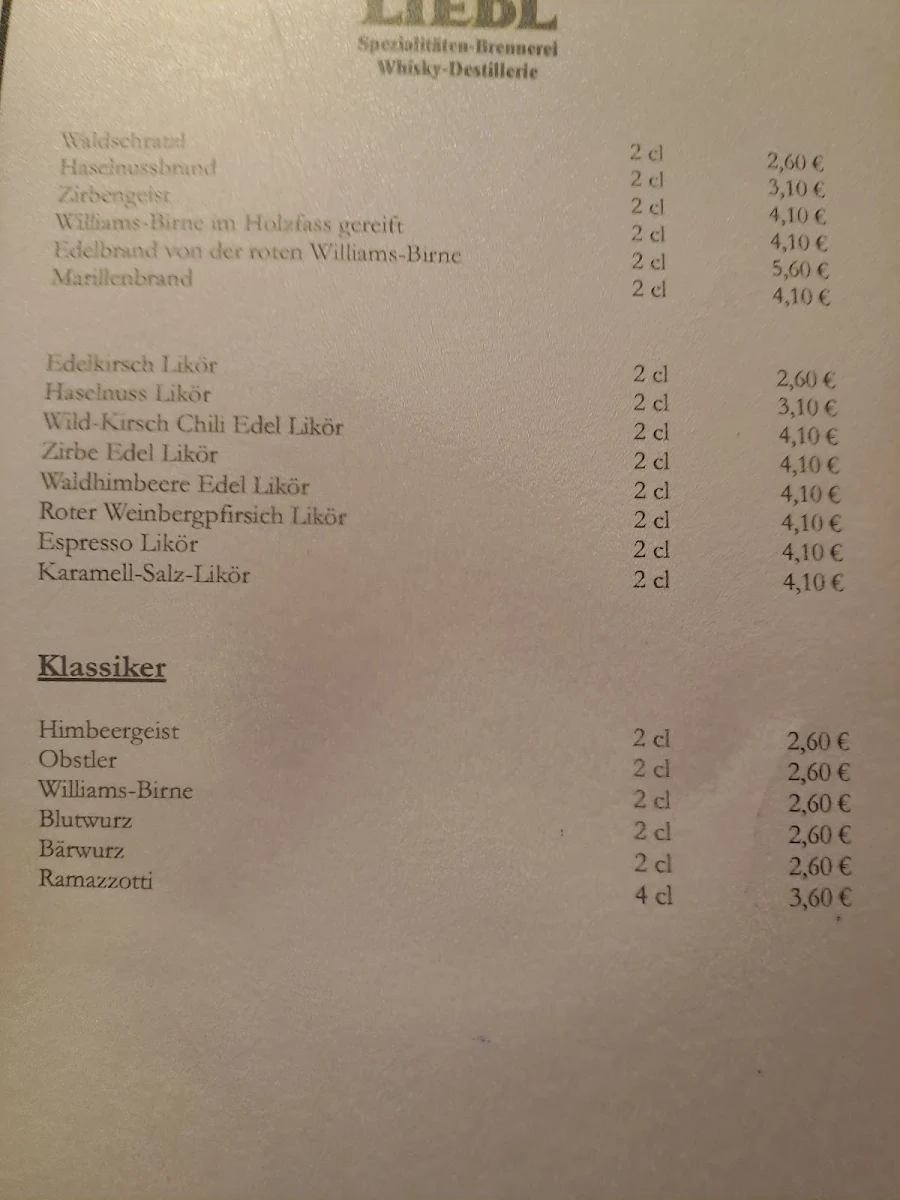 Speisekarte photo 1